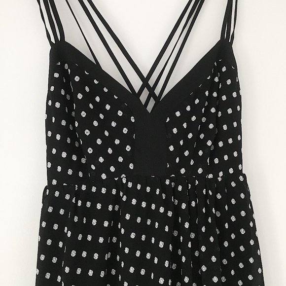 BCBGeneration High Low Polka Dot Maxi Dress - Picture 4 of 11